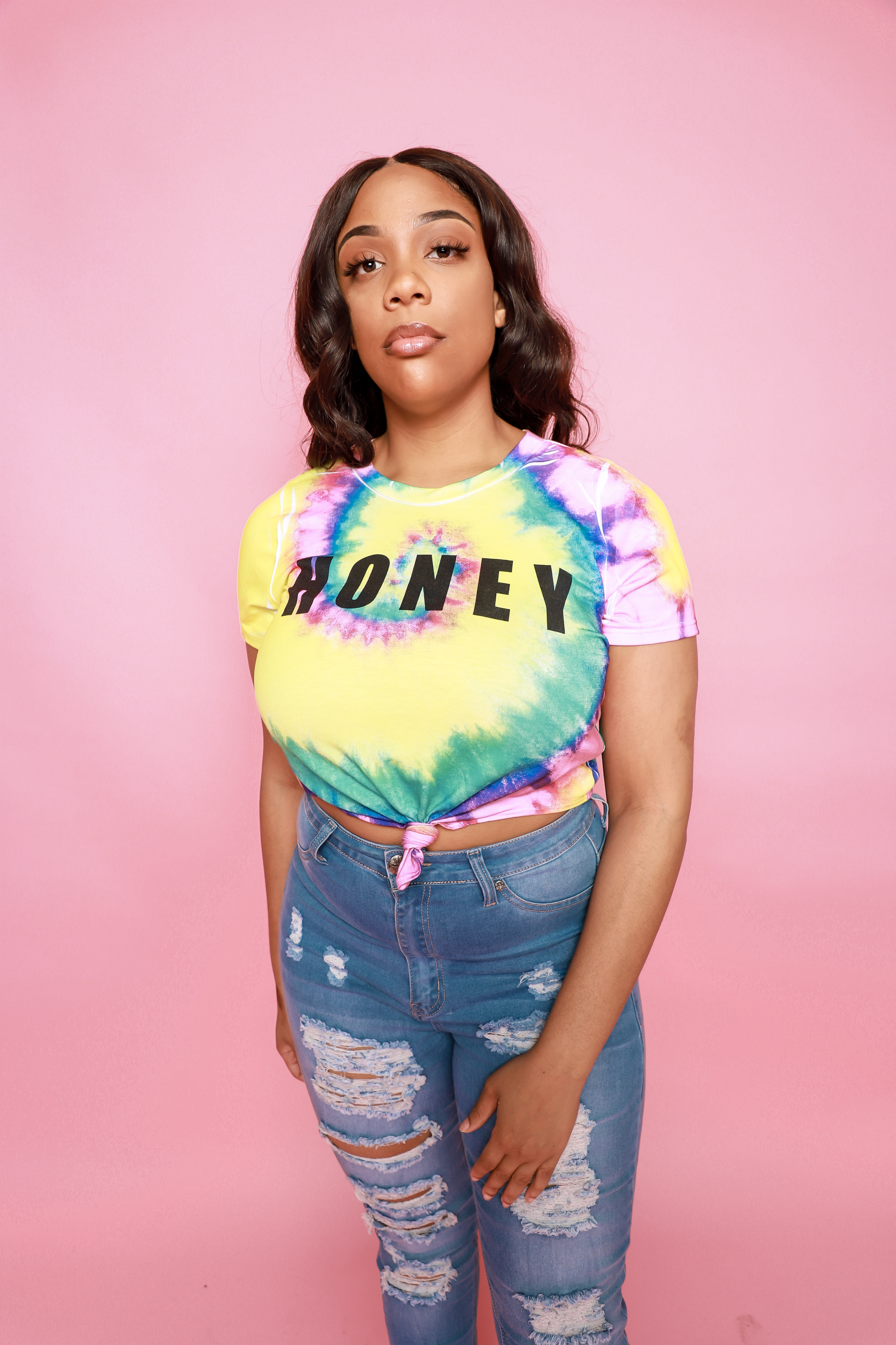 romwe honey shirt